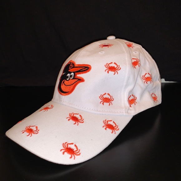Orioles White And Orange Crab Hat 
